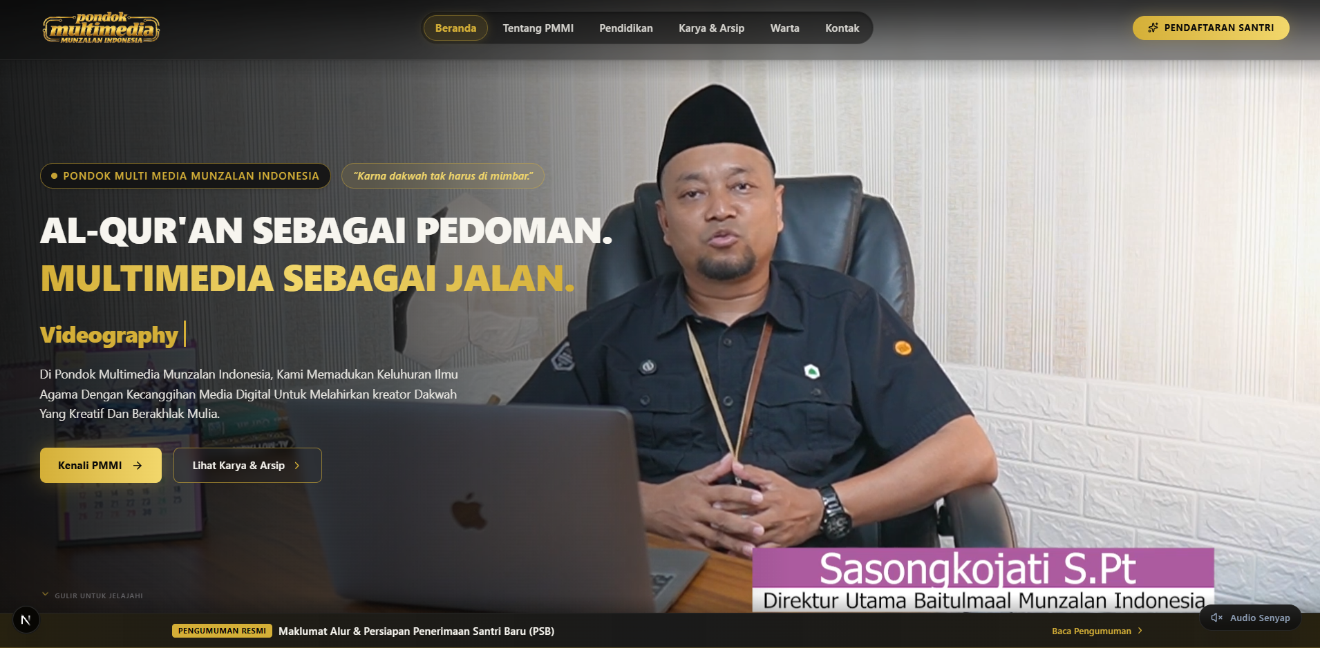 PMMI Mempersiapkan Portal Informasi Resmi dan Direktori Dokumentasi Santri